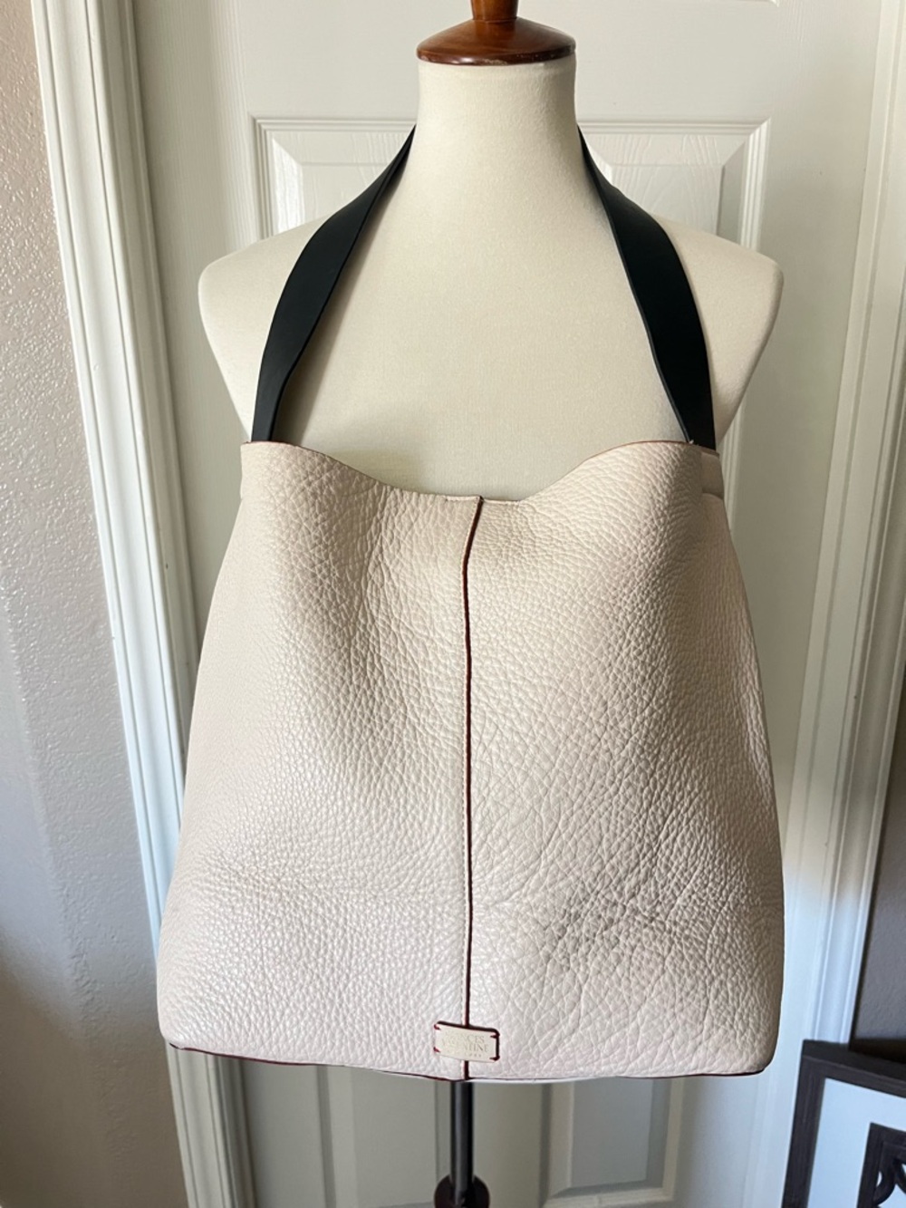 Frances Valentine Cream leather Hobo handbag - Picture 3 of 12